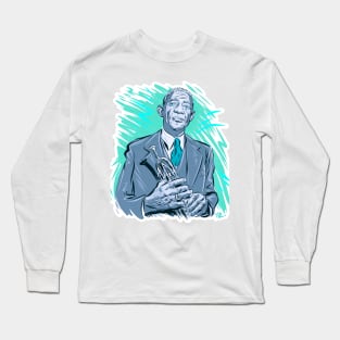 Bunk Johnson - An illustration by Paul Cemmick Long Sleeve T-Shirt